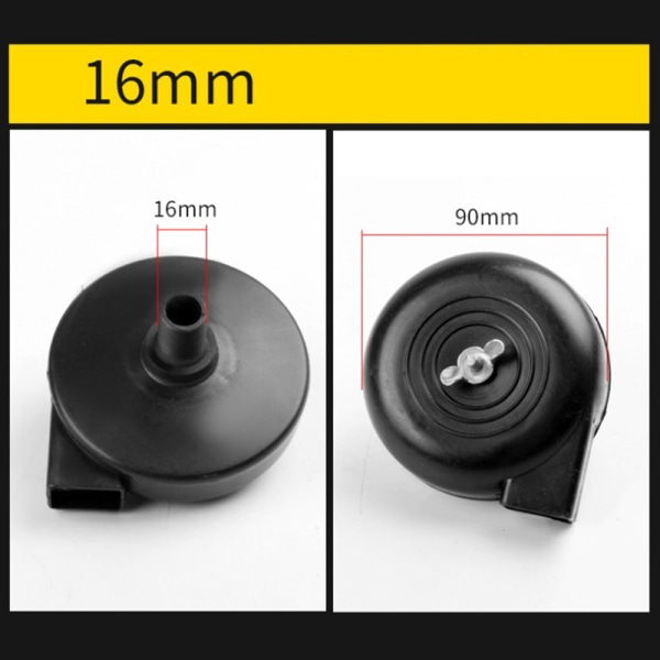 Ilmakompressori Pneumaattiset osat Musta 16mm muovinen ilmansuodatin 16mm