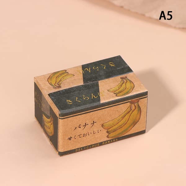 1/12 Dollhouse Paperilaatikot Model Mini Simulation Fruit Box Nukke A5