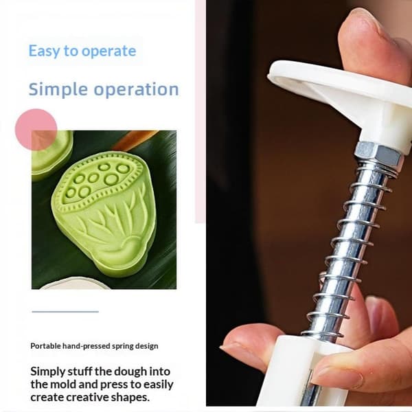 Månefestkakeform 30g Lotusblad Blomsterform M A1