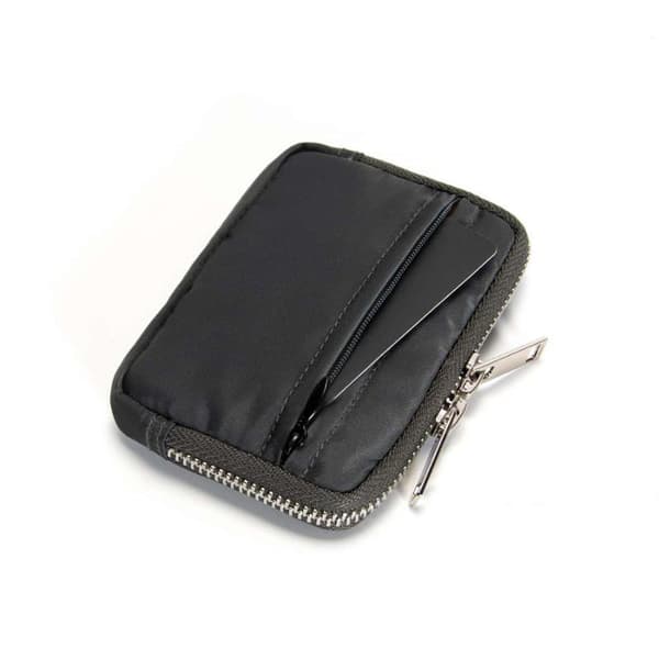 1 stk slank, vanntett nylon liten lommebok multifunksjonell Dark gray