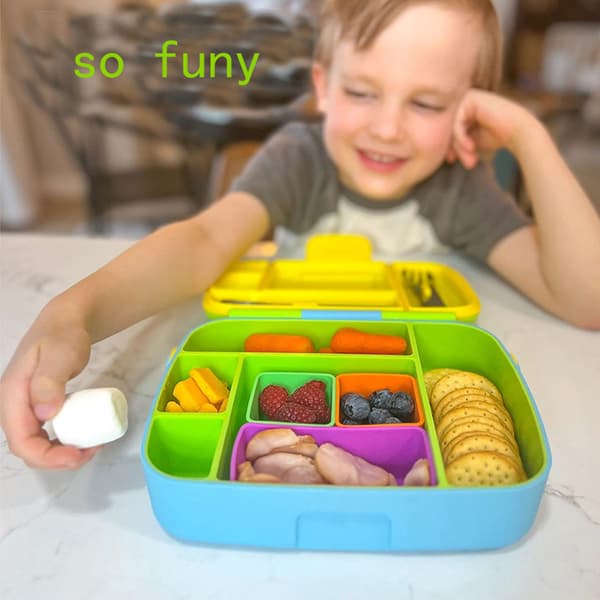 1 st silikontillbehör sushiförvaringsfoder mjuk lunchlåda Purple L
