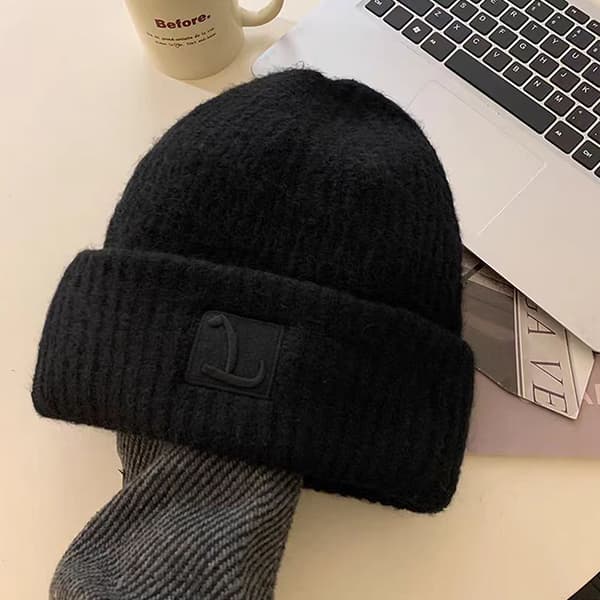 Mote luer for kvinner Varm ørebeskyttelse Pullover Solid Co Khaki