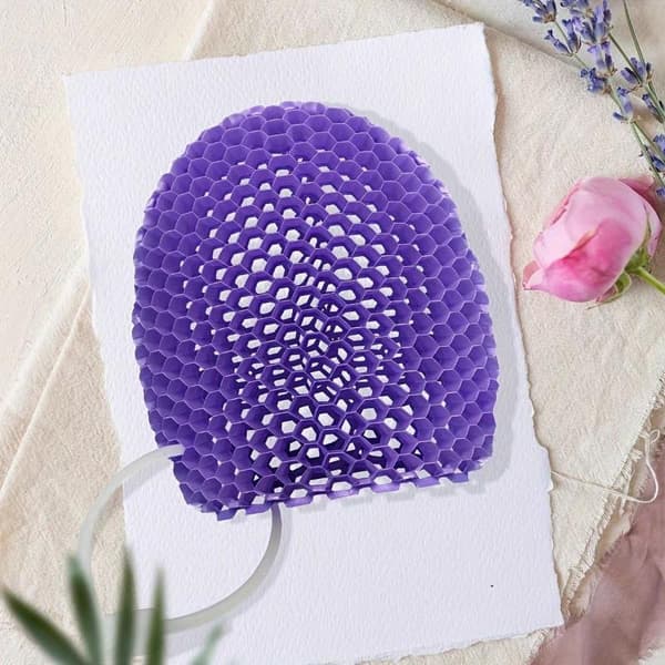 Honeycomb eksfolierende dusjfingerhetter kroppsskrubbrensing B Blue