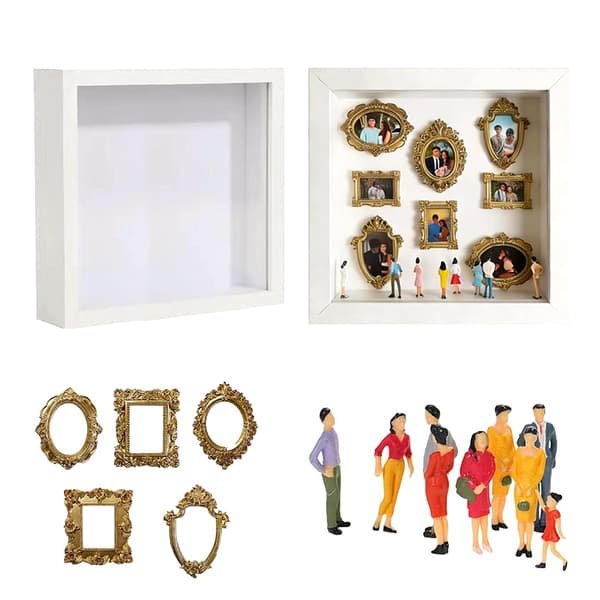 DIY-minimuseon siluettilaatikko D