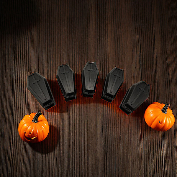 1/5 st Halloween-dekoration festdekorationer inomhus med lock Sm 1PCS