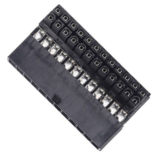 ATX 24Pin 90 grader 24-pin till 24pin Power Plug Adapter Mainboar