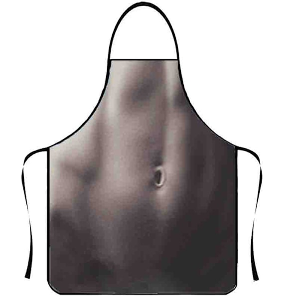 Muscle Man Sexy Woman Morsomme kjøkkenforklær for kvinne Home Decor H