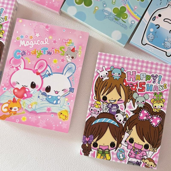 70 ark e Retro-stil Flicka Ej klibbig Scrapbooking Anteckningsblock A2