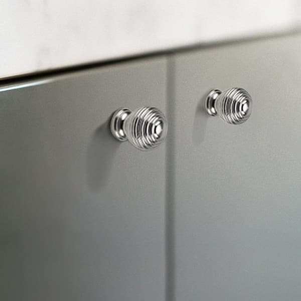 Hjemmedekorasjon Sølv Aluminium Enkelthull Håndtak Moderne Garderobe A48