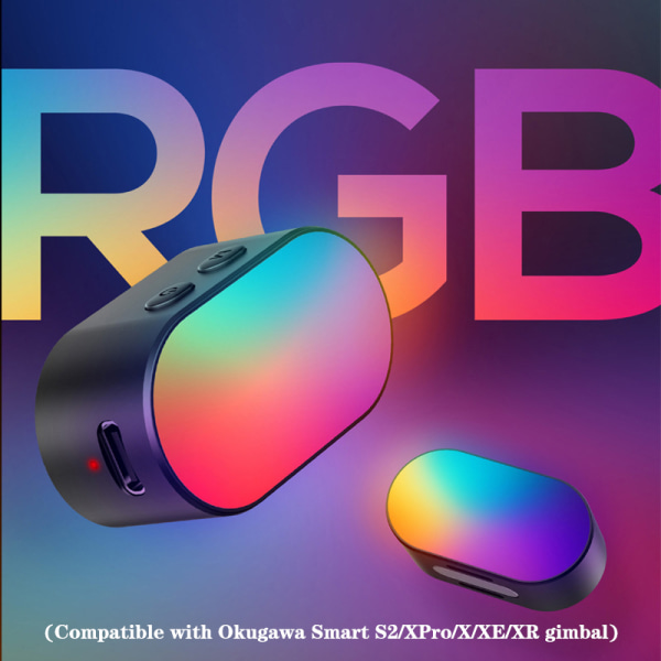 RGB-magneettinen täyttölampun vakain Live-kuvauksen valaistus TYYPPI-C RGB Fill light lamp