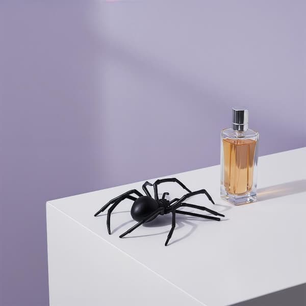Halloween Simulation Edderkop Hårklemme Sorte Edderkop Tilbehør