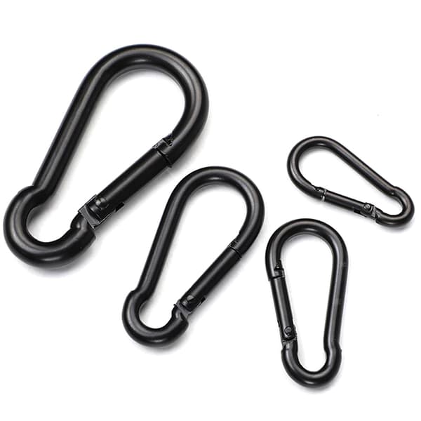 Metallinen avaimenperäpidike koukut D karbiinikoukut liitinkorut M 60mm
