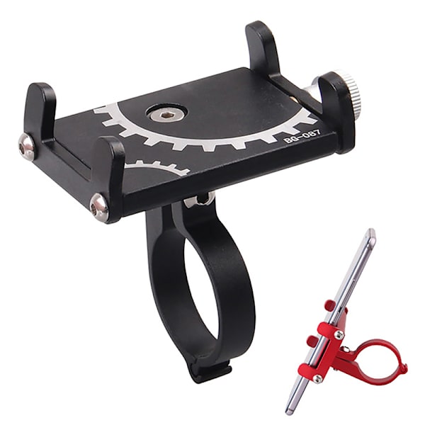 Aluminiumlegering Cykel Mobil Mobiltelefon Cykelstyre GPS Mou black