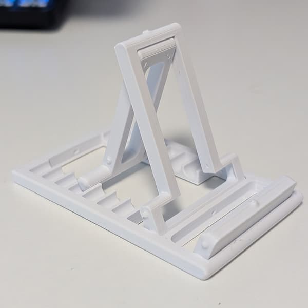 Sammenfoldelig Desktop Telefonholder 7-Niveau Justerbar Mini Telefonstander A3