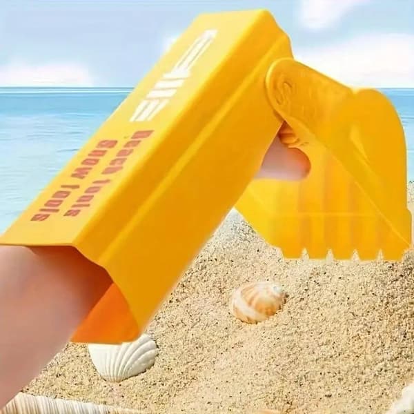 1 stk Pro Sand Snøspade Levende Oransje Strandgraveredskap For A