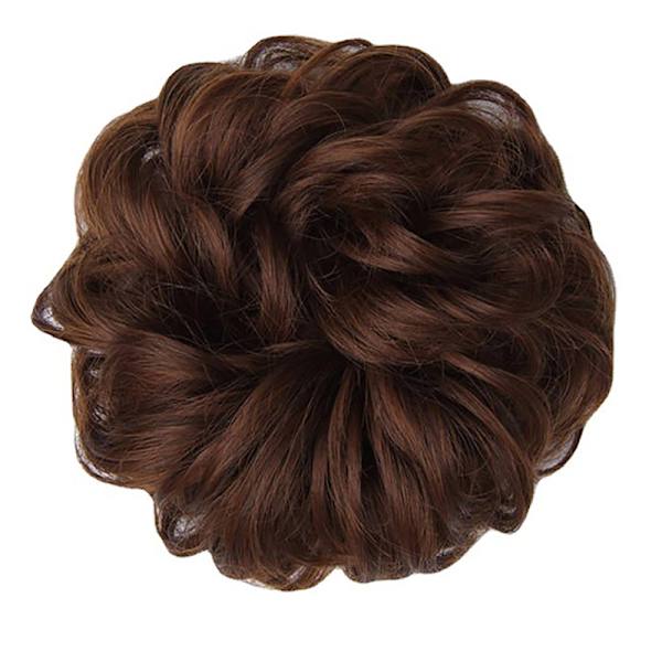 Syntetisk hårbolle Parykk Hestehale hårforlengelse Scrunchie Elasti 5