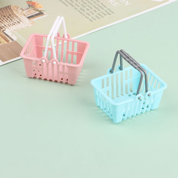 2kpl Dollhouse Ostoskorit Malli Dollhouse Mini Super Pink