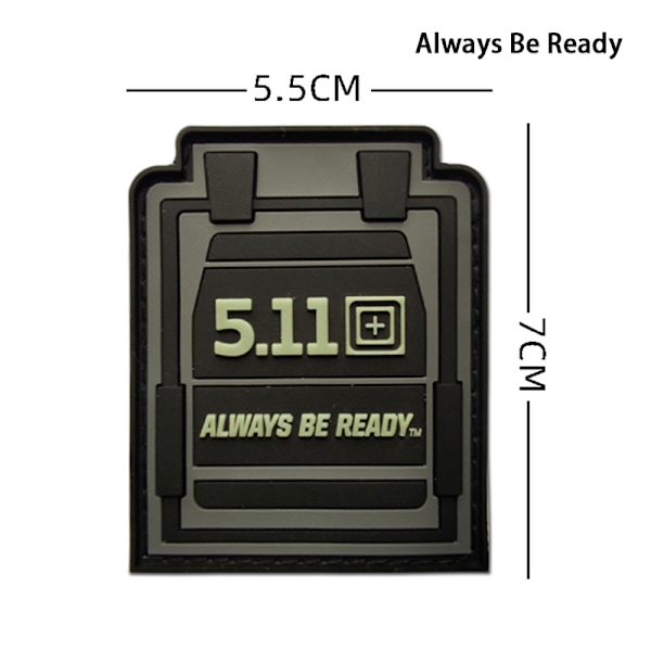 CrossFit 5.11 Military PVC Tactical Patches Broderi Emblem A IN Freefall
