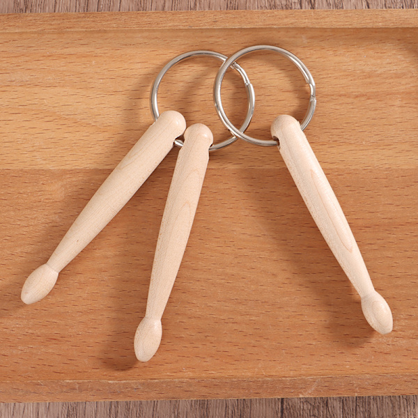 Mini Drum Sticks Avaimenperä Puiset Rumputikut Avaimenperä Avaimenperä Avaimenperä A