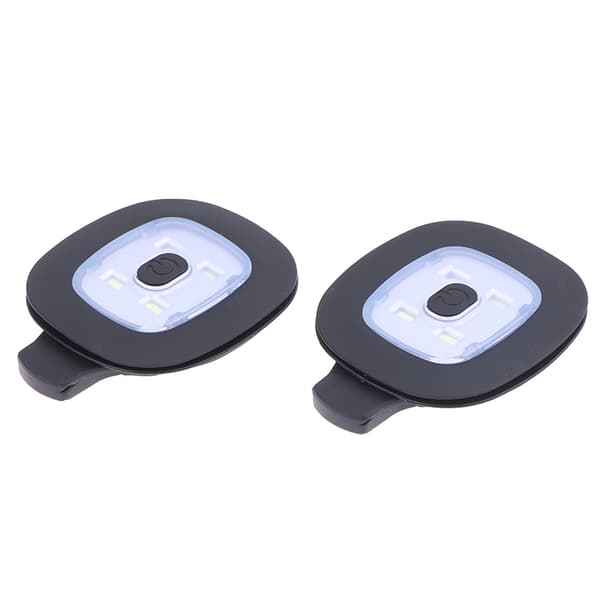 1/2/4 stk USB oppladbart lys for LED-hodelykt utskiftbar 1pc