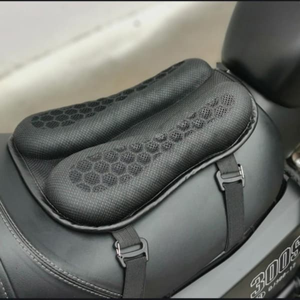 Vikbar motorcykel gel-sittdyna 3D bikakestruktur Br B