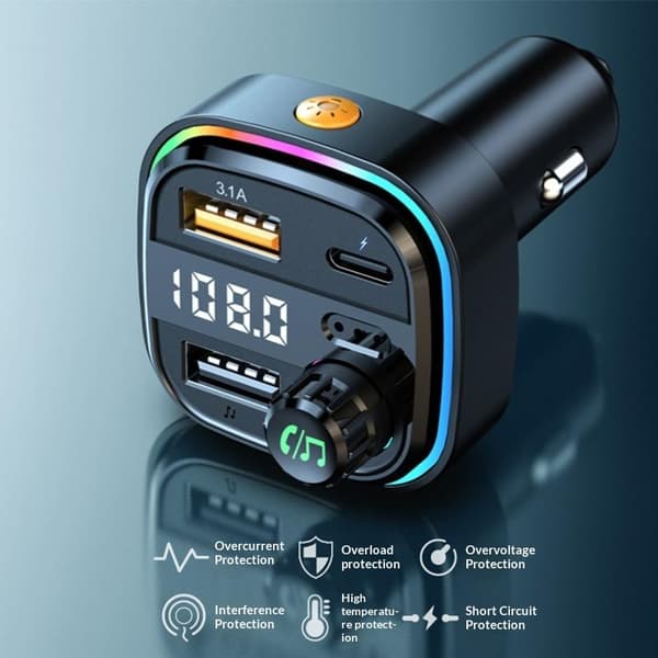 Bluetooth Håndfri FM-sender Bilradio C26 Bilradio Bil
