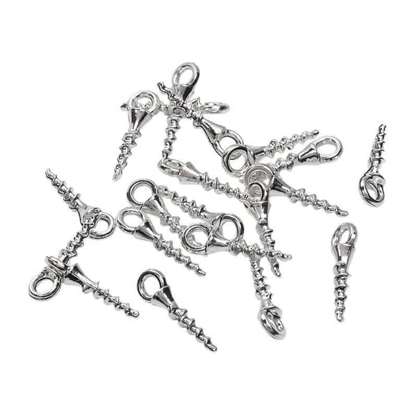 100 Mini DIY Metalskruer Smykkebøjler Til DIY Armbånd Halskæde E