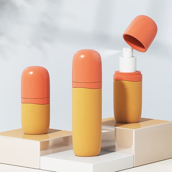 Reise bærbar mini påfyllbar lotionforstøverflaske duft Pu 30ml