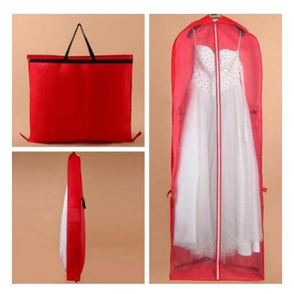Bröllopsklänning Dammskydd Klänning Cover cover White 180CM