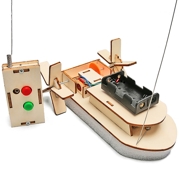 Tee-se-itse Science Toys -kaukosäädinvene lapsille STEM Educational Expe