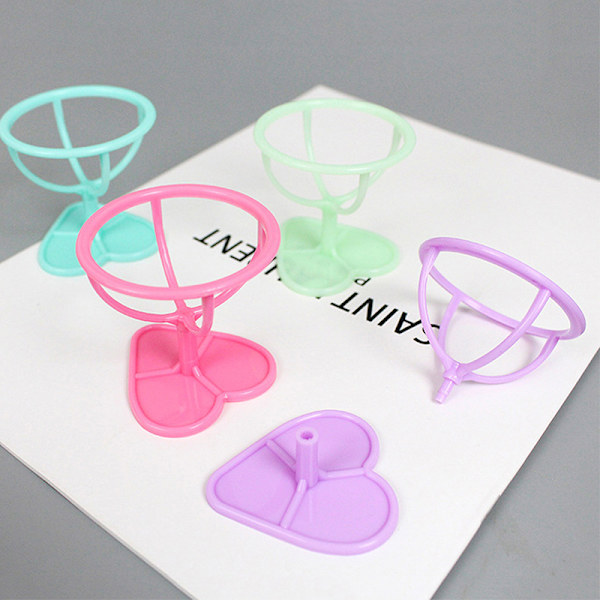 Make Up Puff Hylde Puff Opbevaringsstativ Svamp Tørringsstativ Holder Green