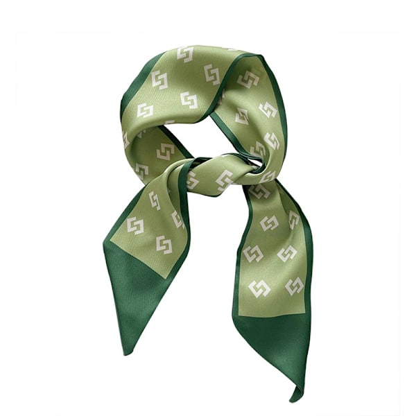 Printed liten sidenscarf n Summer Multifunctional Long Si A11