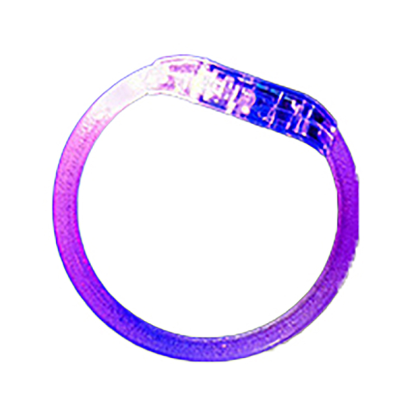LED glödande armband 7 färg ljus bubbla blixt armband Runni E