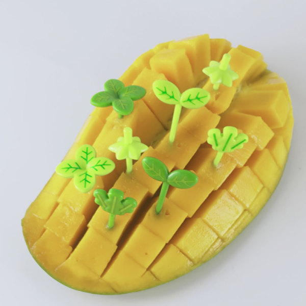 8 stk. fruktgaffel bladsalat mini kake