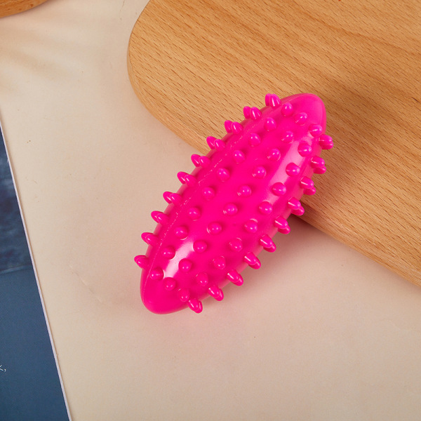 PVC fotmassageboll Spiky Reliever Hedgehog Ball Fascia Relax Blue