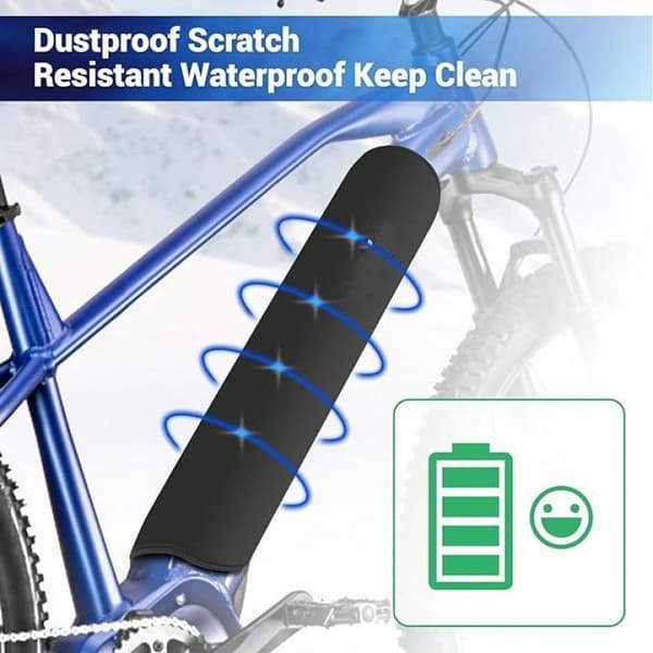 E-cykel litiumbatteriskydd E-cykel batteriram mot kyla