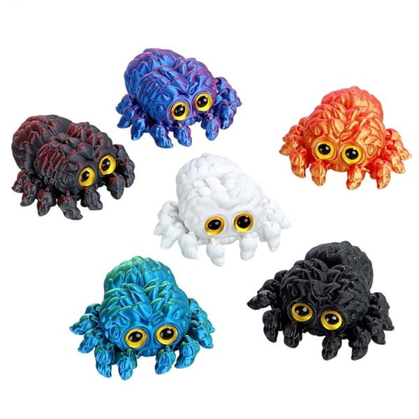 3D-printad spindelfigur inomhus/utomhusdekor för hem och bil A3