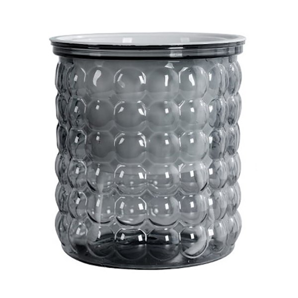 Mini selvvanding blomsterpot i plast Gray