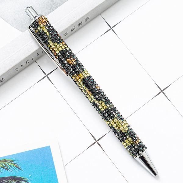 Tryk Metal Kuglepenne Diamant Multi-farve Gavepen Creativ A8