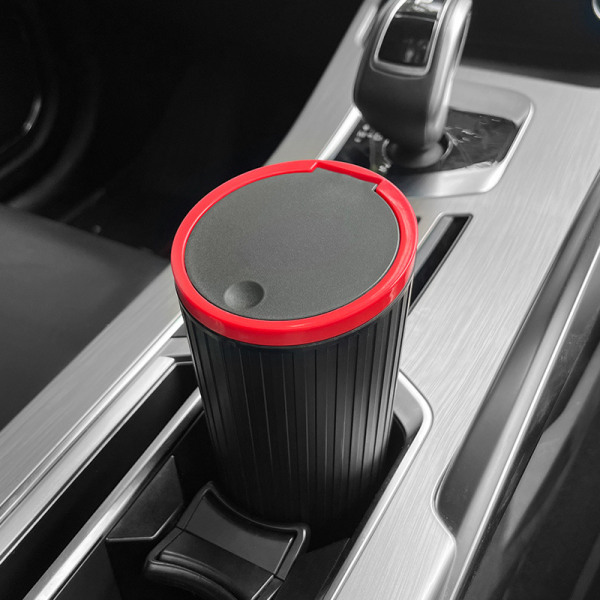 Universal Bilsoptunna Mini Auto Dust Organizer Bil Interi Red