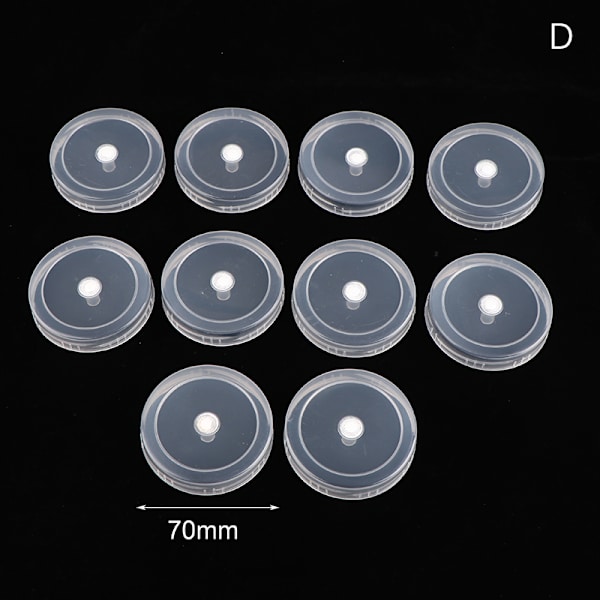 10 kpl 53/63/70 mm kudosviljelypullon cap Pullo ilmatiivis Brea D