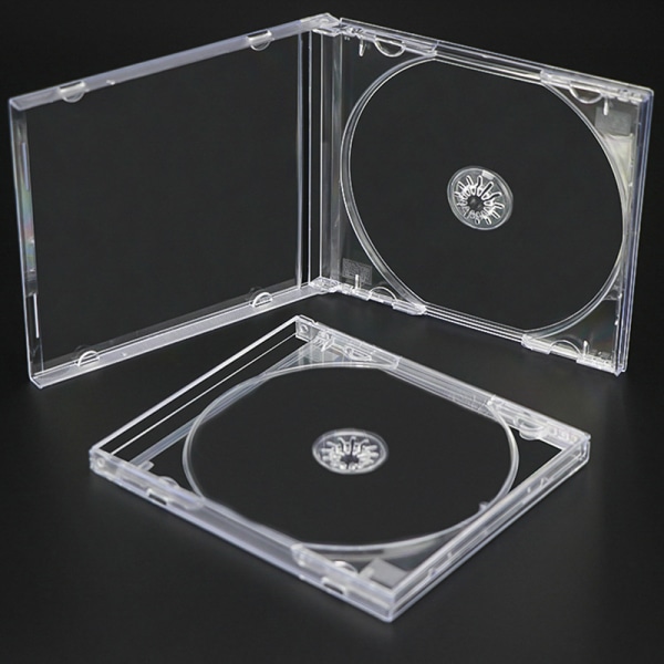 Plast DVD- case Bärbar CD-förvaringsbox CD- case Durabl Single Piece disc