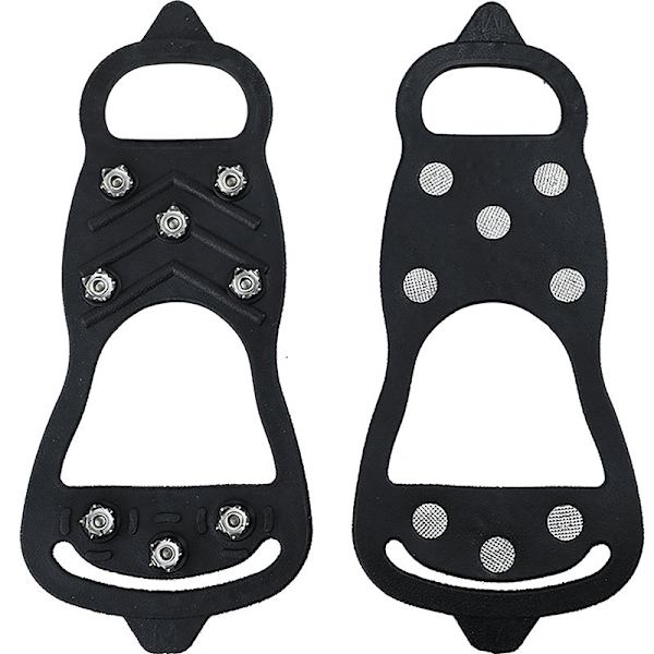 Skridsikre skoknopper black 8 teeth