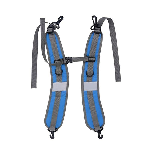 2 ST Bärbar reseryggsäck Vadderade axelremmar Nylon Adj A1
