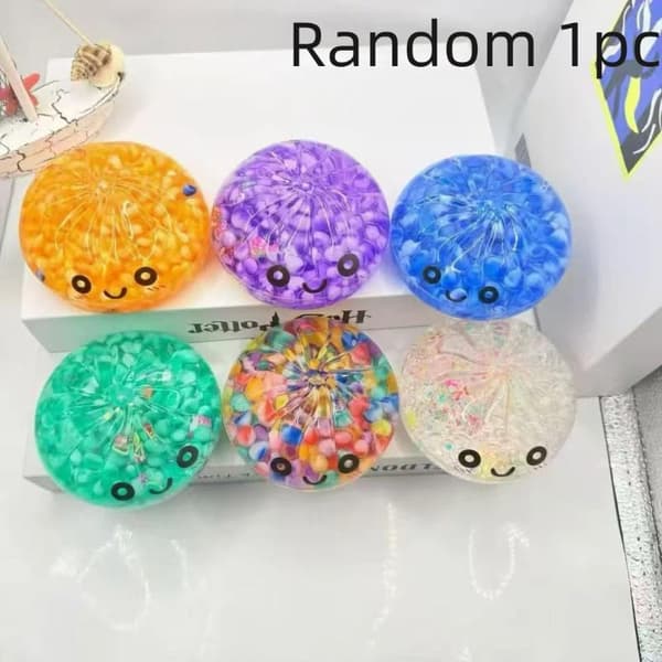 Bobleperle Dampet Bolle Damper Flytende Farger Tilfeldig Myk Senso C Random 1pc