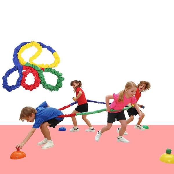Barnas elastiske tau løkker Multi Player Team Sports Interact 3M