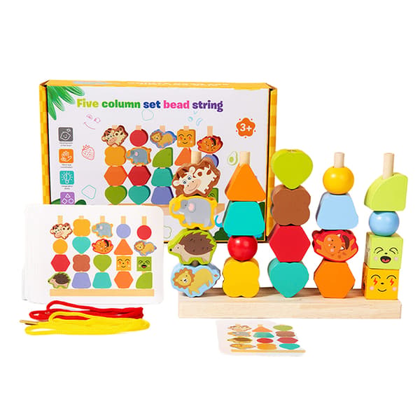 Montessori treperler mestringssett: Bygger finmotorikk StyleB