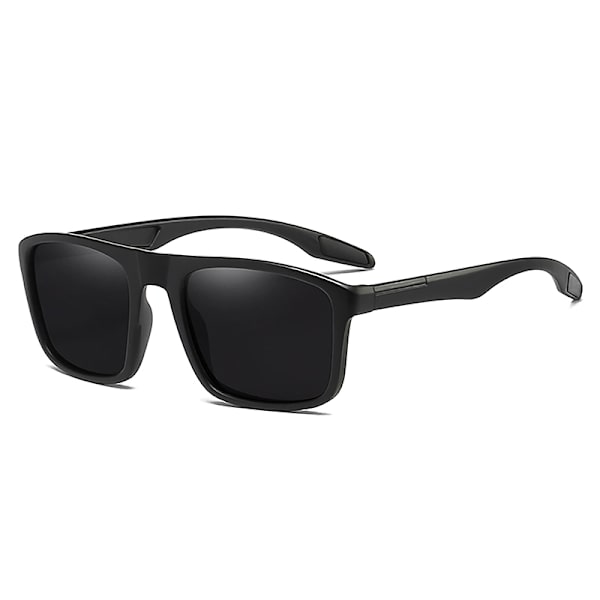 Udendørs polariserede solbriller Unisex sort stel mænd kvinder UV400 A3