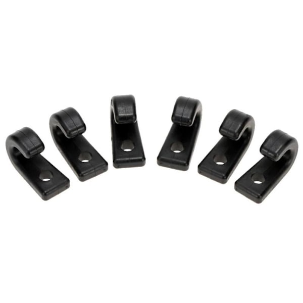 10 STK Kajakkdekk J-krok Marine Solid Nylon Plastspenne Multi A1