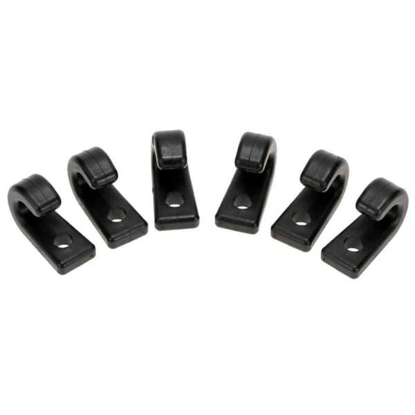 10PC Kajakdäck J-krok Marin Solid Nylon Plastspänne Multi A1